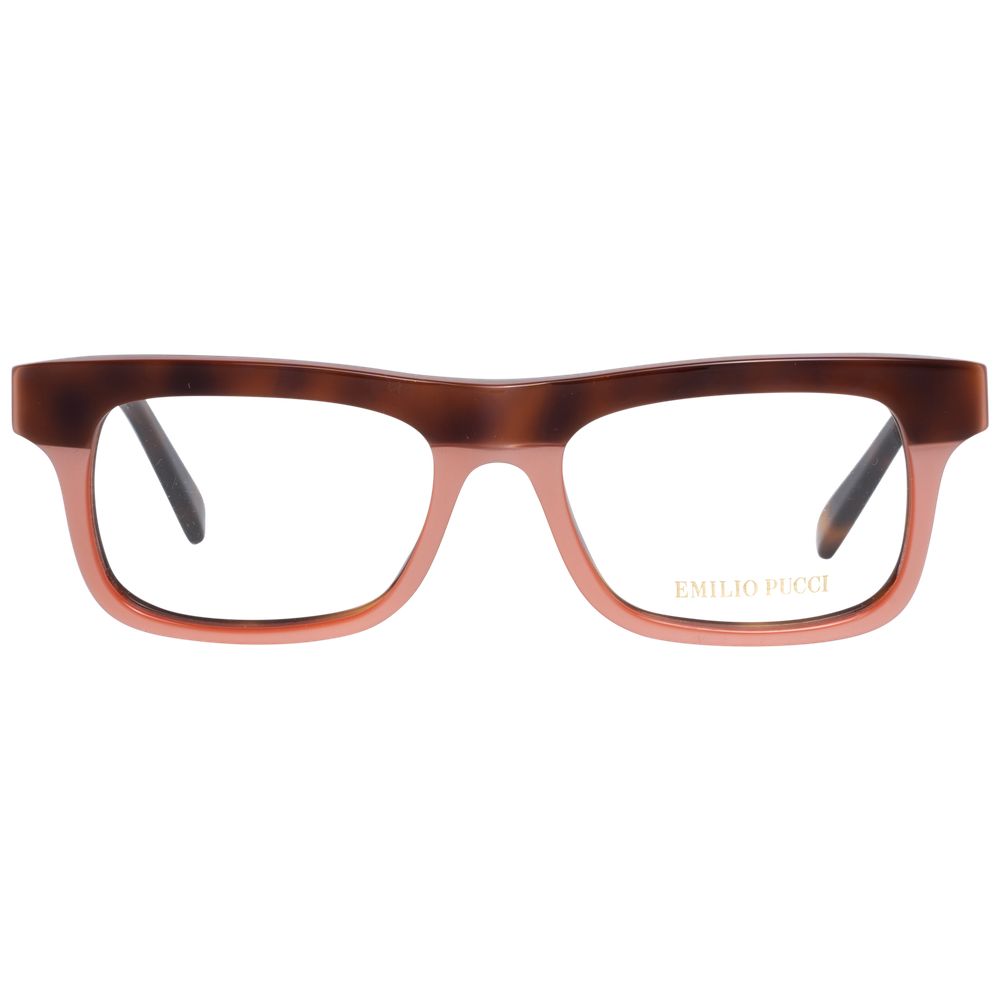 Stylish Emilio Pucci Orange Women Optical Frames with 49mm lenses and 16mm bridge width