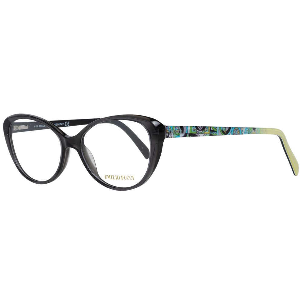 Emilio Pucci Gray Women Optical Frames in full-rim style