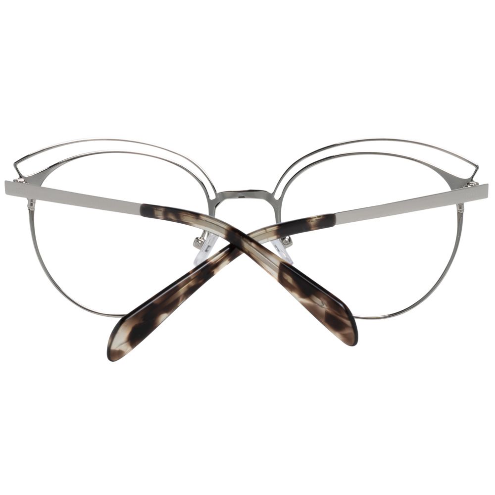 Black frame color with plastic lenses in demo glasses color