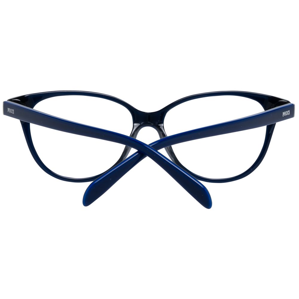 Emilio Pucci blue women optical frames with 53mm lenses and 14mm bridge