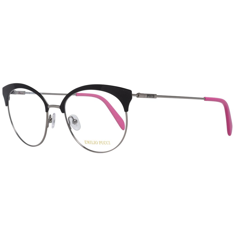Emilio Pucci black women optical frames with stylish geometric design