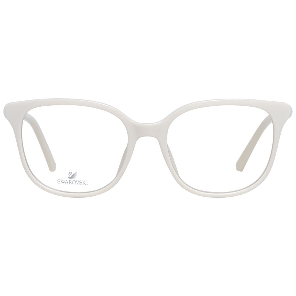 Swarovski White Women Optical Frames with Crystal Embellishments and Sleek Design
