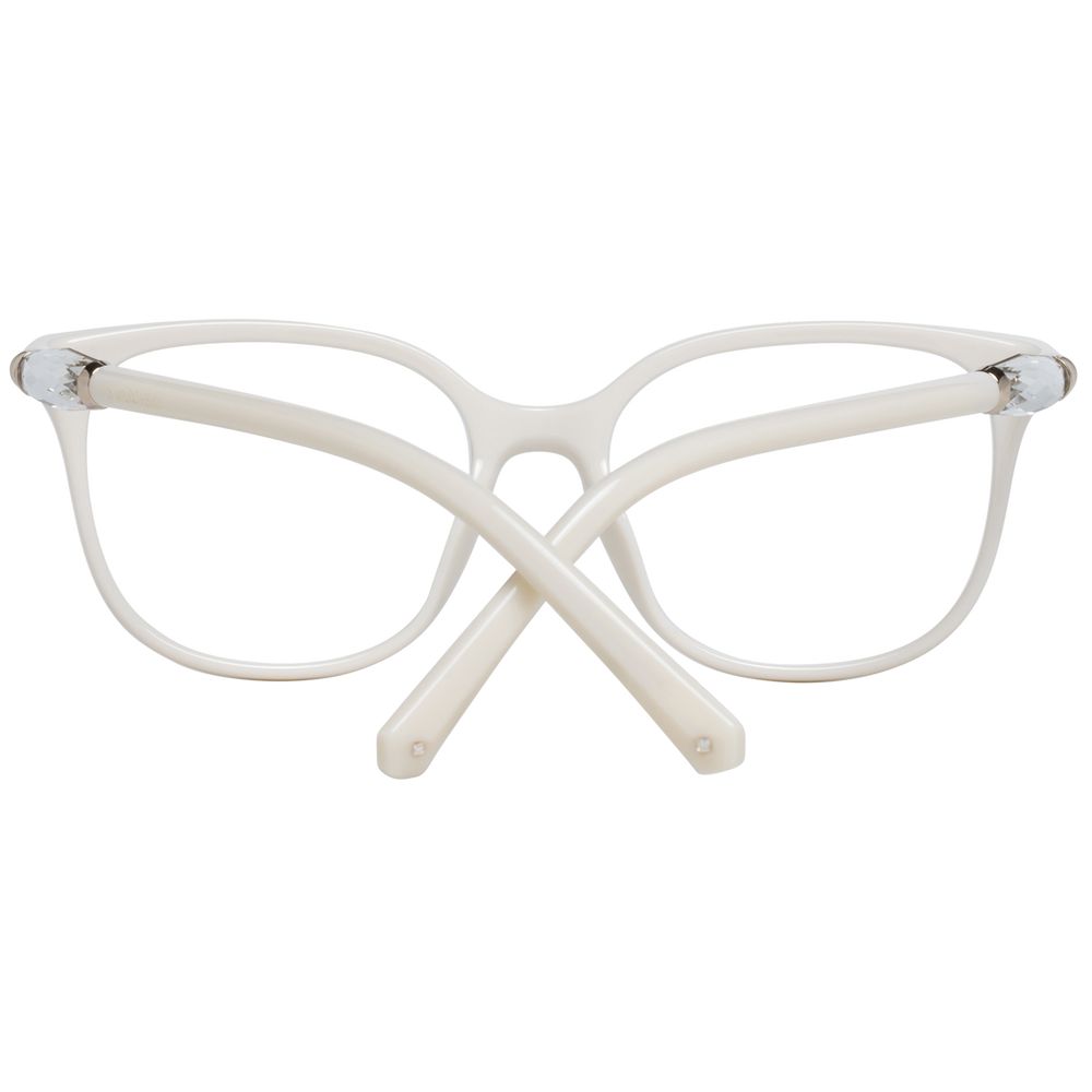 Swarovski white women optical frames with stylish and elegant design