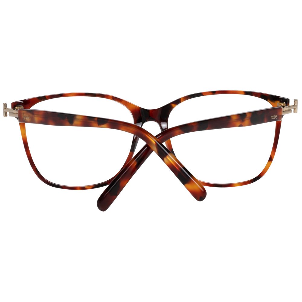 Multicolor plastic women's optical frame with 46mm lenses height and 16mm bridge width