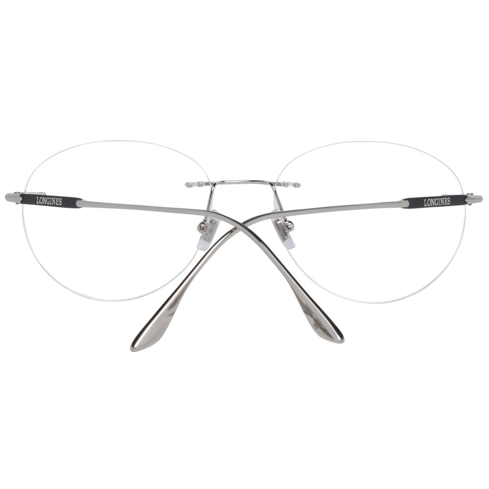 Longines Silver Men's Panto style Glasses with Demo lenses