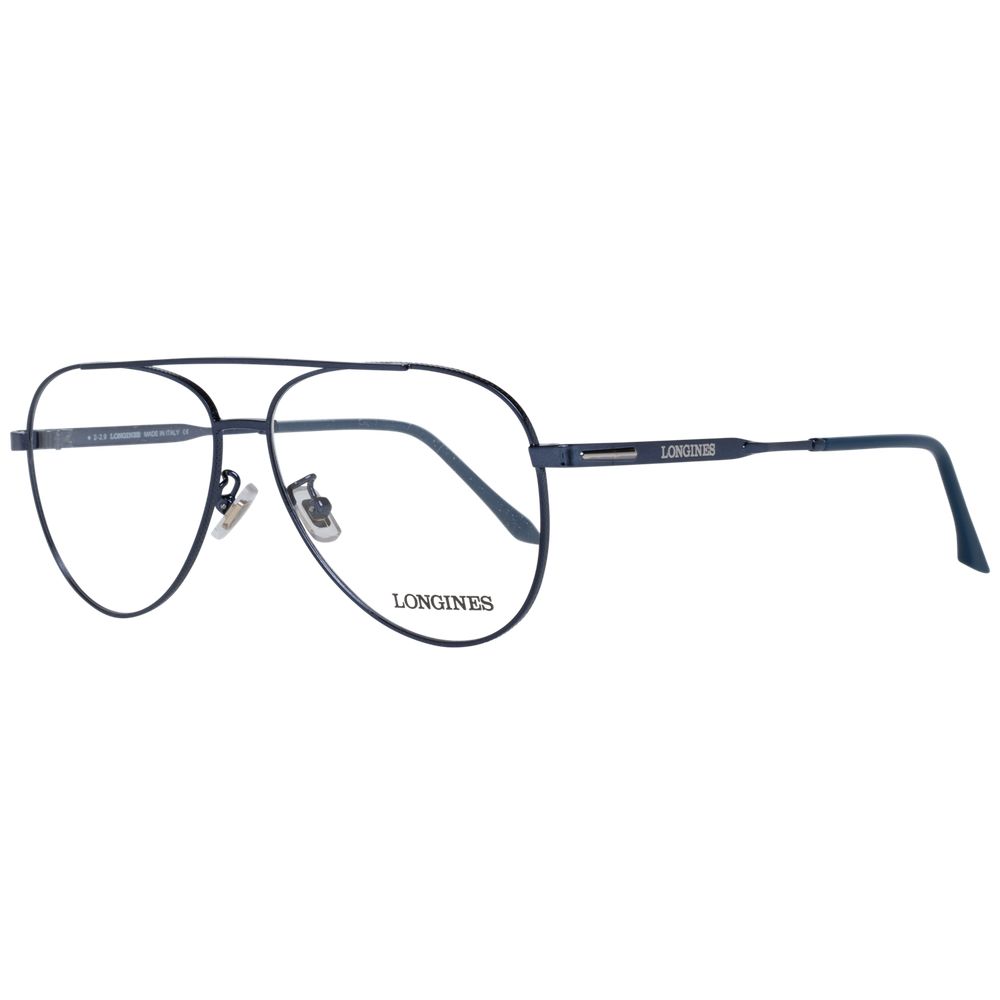 Longines Blue Men Optical Frames with Metal Frame Material and Full-Rim Style