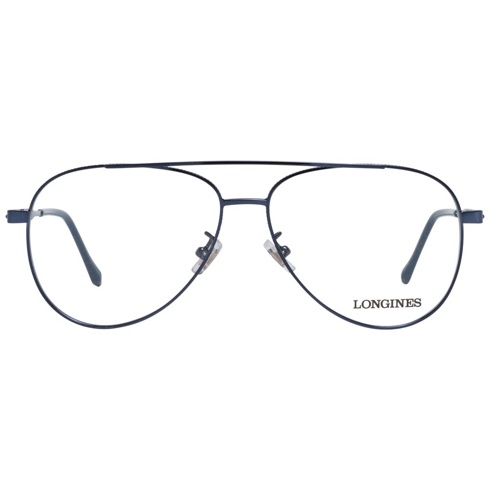 Blue Men's Optical Frames with 56-13-145 Size and 56mm Lenses Width