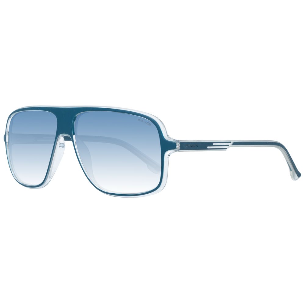 Stylish police green men sunglasses with polarized lenses for UV protection