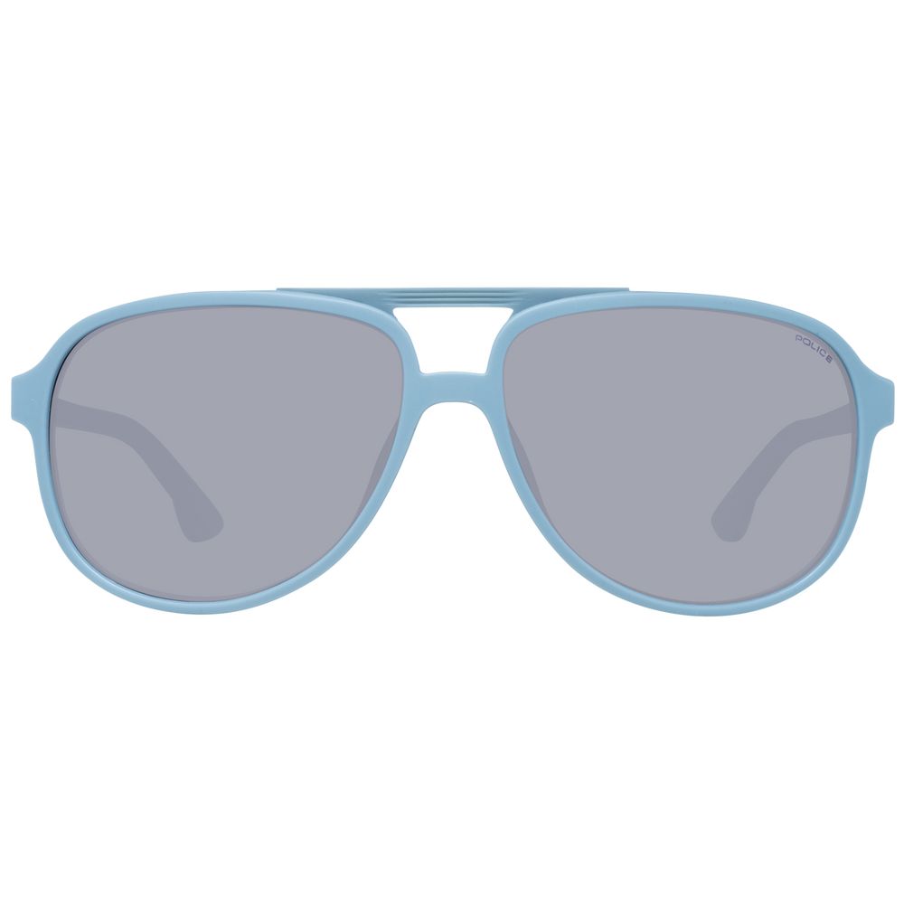 Fashionable aviator style Police Gray Men Sunglasses with plastic frame and lenses