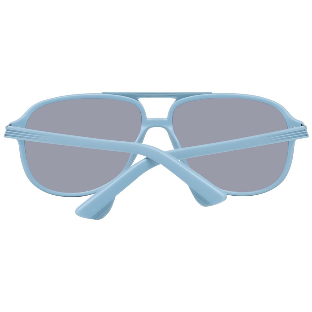 High-quality Police Gray Men Sunglasses with grey plastic lenses and full-rim frame
