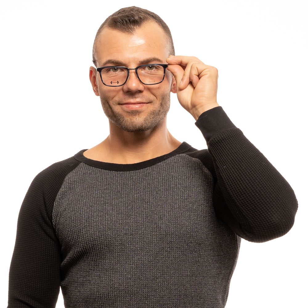 52-18-140 blue plastic optical frames for men