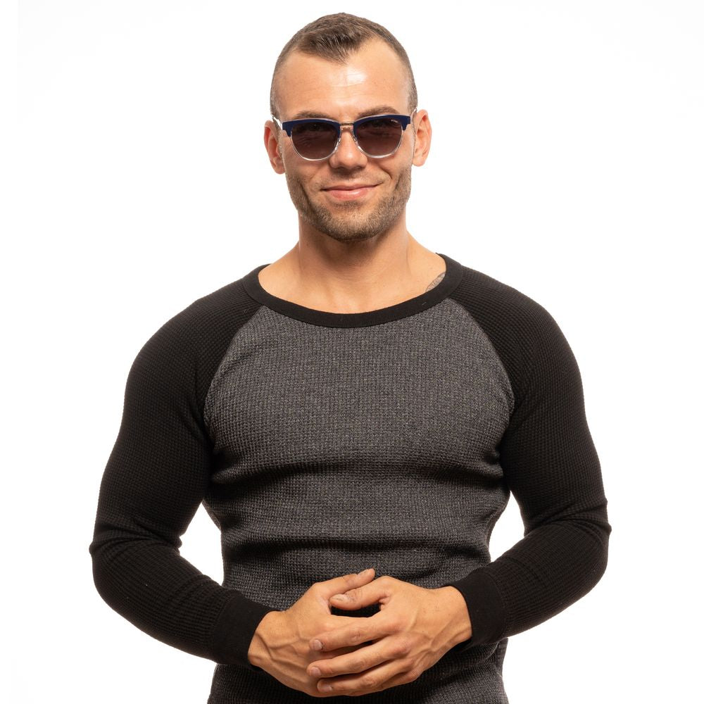 Fashionable unisex sunglasses with 135mm frame width and 135mm temples length