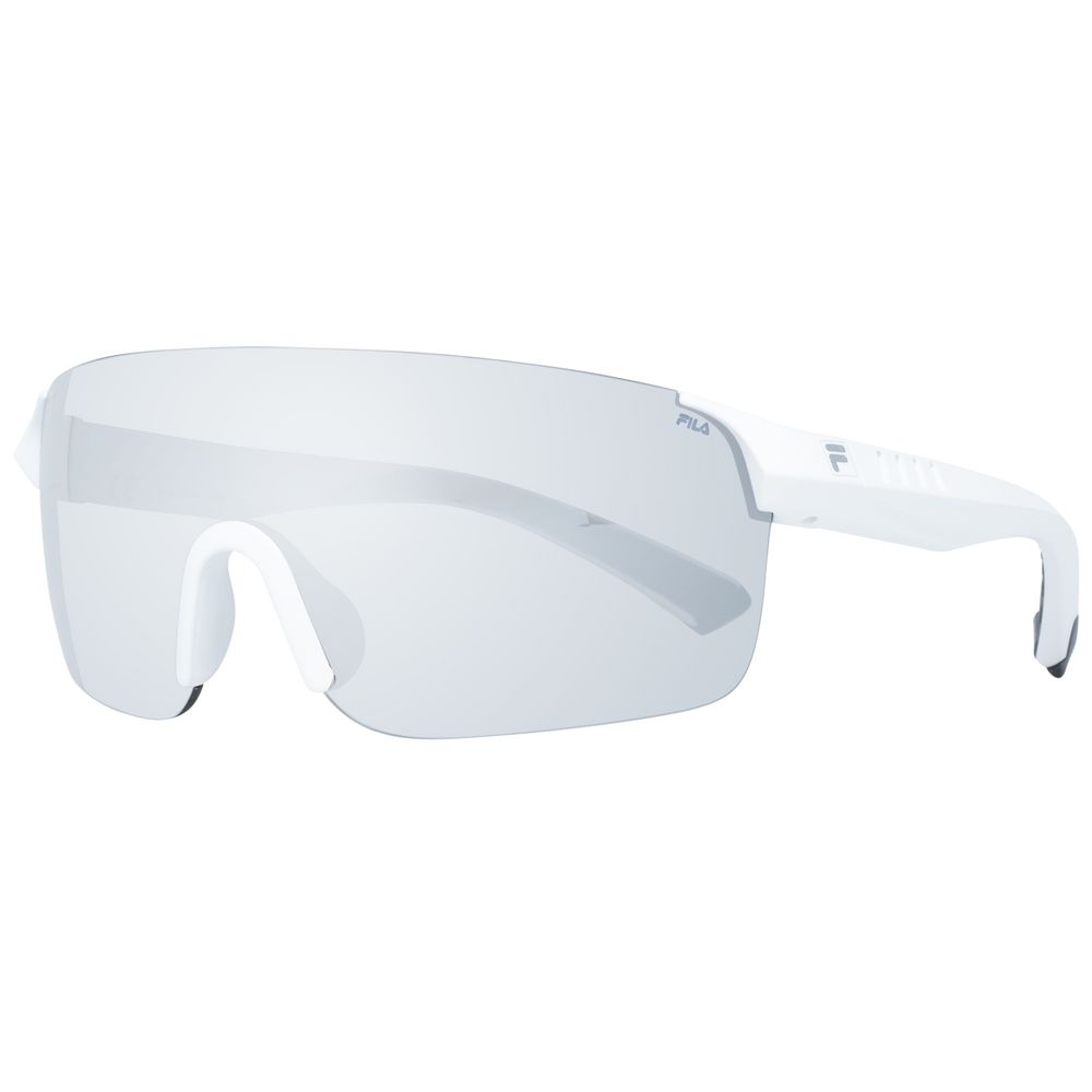 Fila White Men Sunglasses with Silver Mirrored & Gradient Lenses