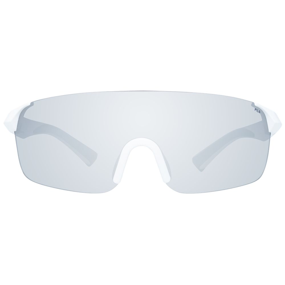 Men's White Plastic Frame Sunglasses with 100% UVA & UVB Protection