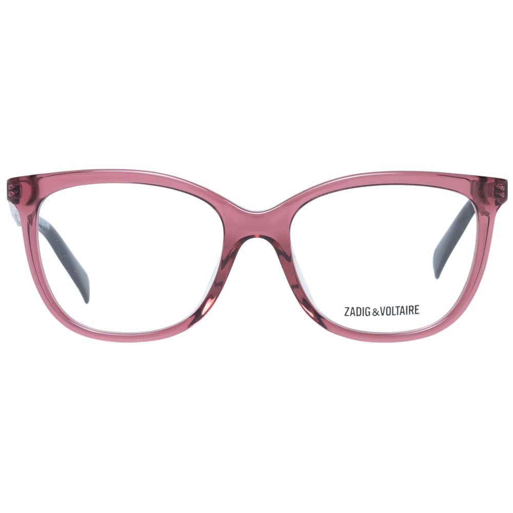 Red Women Optical Frames with Plastic Frame Material