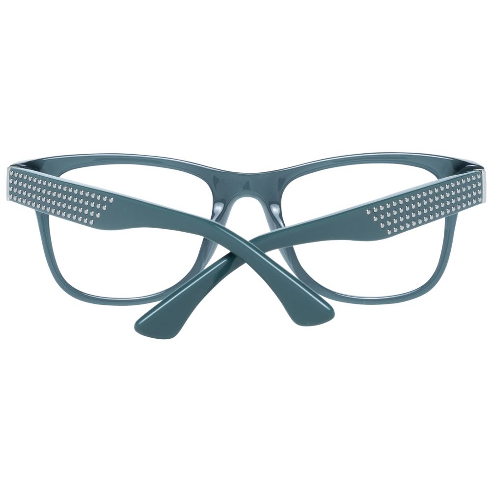 Women's green plastic frames with 50-20-140 dimensions
