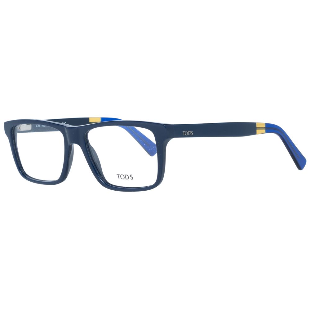 Front view of Tod's Blue Men Optical Frames, full-rim style, rectangle shape