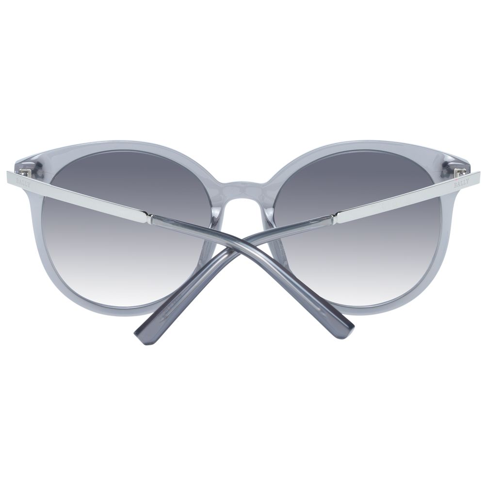Stylish Bally gray women sunglasses with oversized frames and UV protection