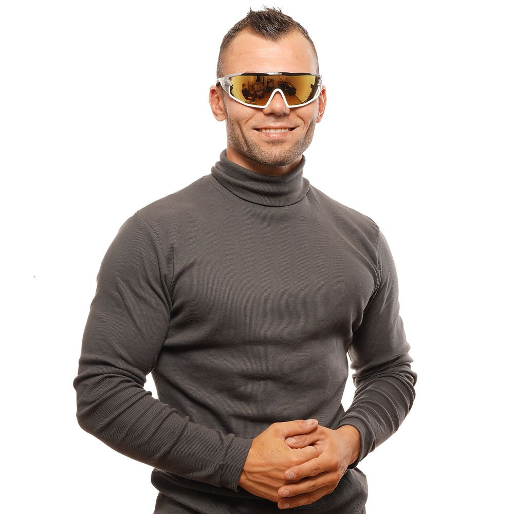 Multicolor Unisex Sunglasses with Grey Mirrored Lenses and Branded Case