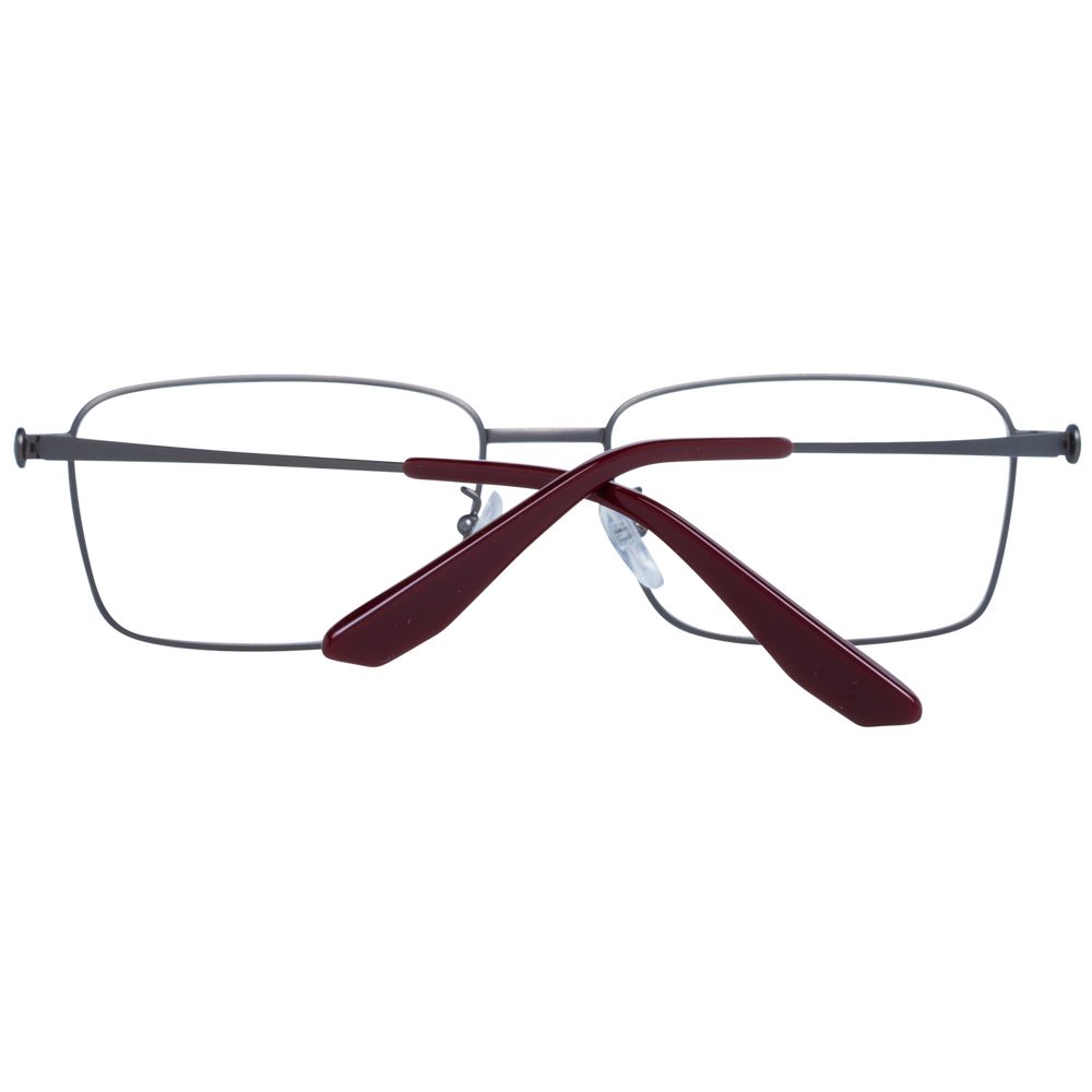 Gunmetal BMW men's optical frames with 56mm lenses, 17mm bridge, 140mm frame width, and 150mm temples length