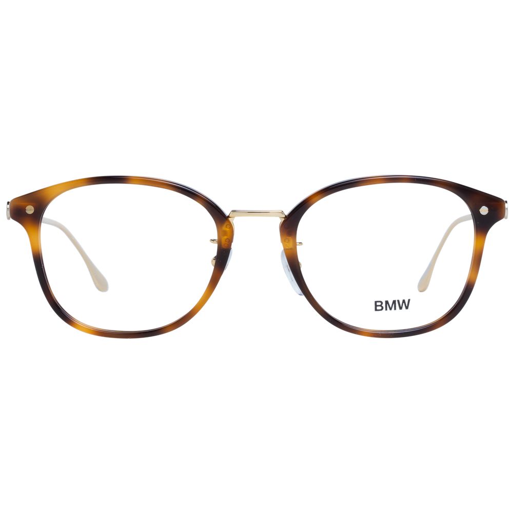Brown plastic frame with demo plastic lenses, 53-21-145 size