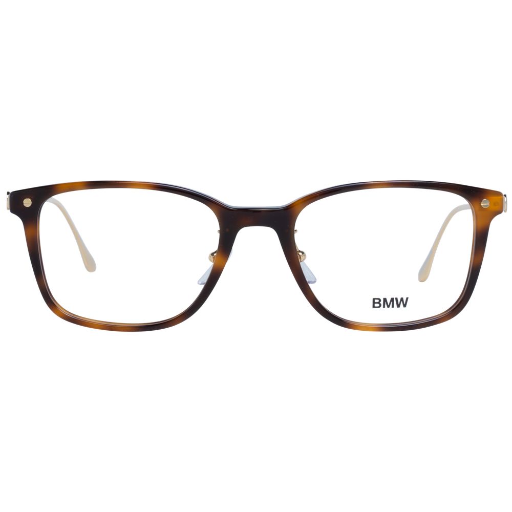 Stylish brown men optical frames with multicolor metal and plastic frame, 54-20-145 size, demo plastic lenses