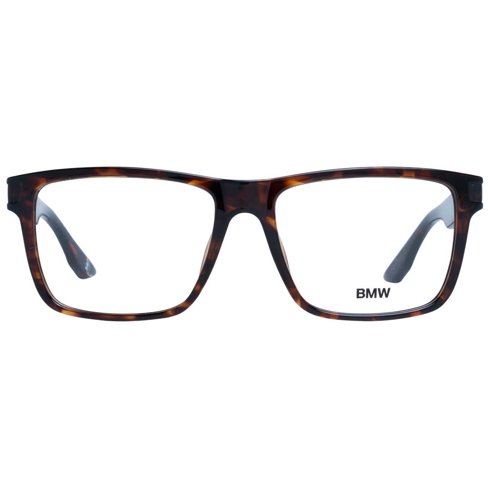 Full-rim brown plastic optical frames for men, 57-17-140 size