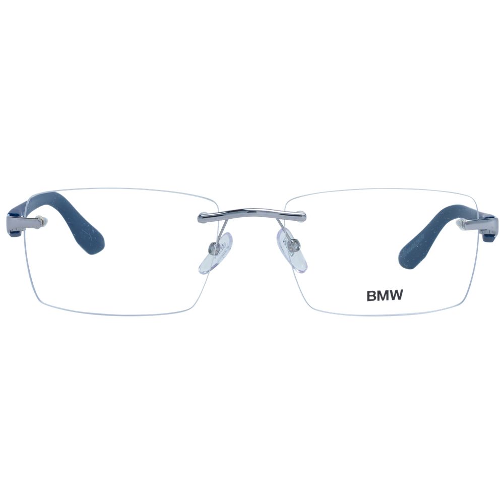Stylish BMW Gray Men Optical Frames with Multicolor Metal & Plastic Frame and Demo Plastic Lenses