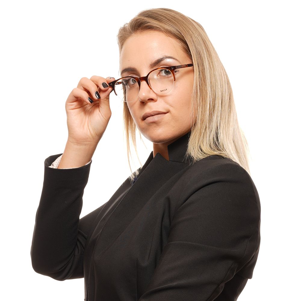 Brown Plastic Optical Frames with 41mm Lenses Height