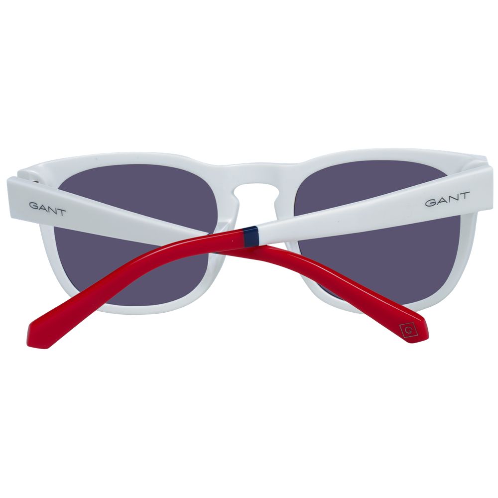 Gant White Sunglasses for Men with 53mm Lenses and Full-Rim Rim Style