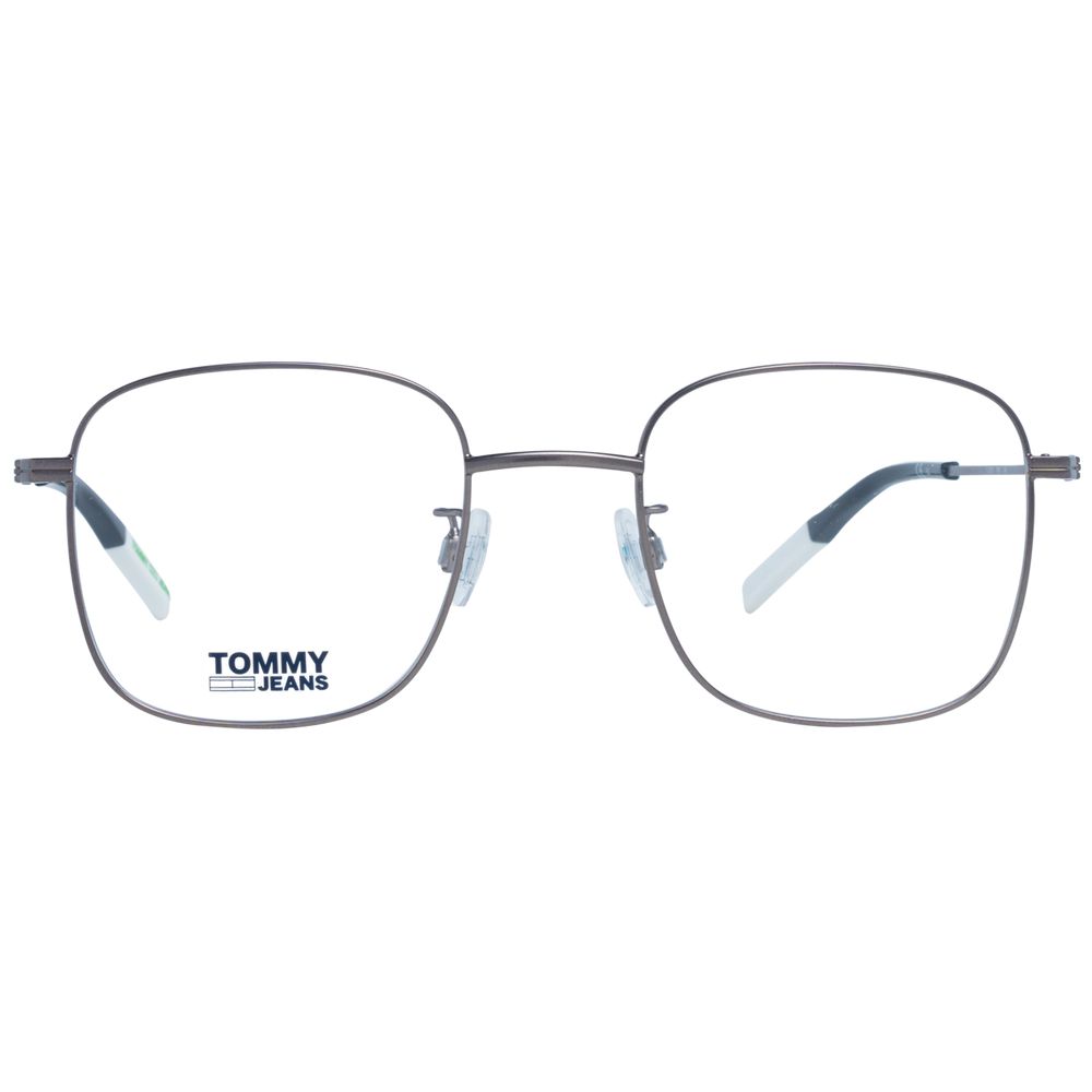 Square style gray unisex eyeglasses with 49-21-145 size and full-rim design