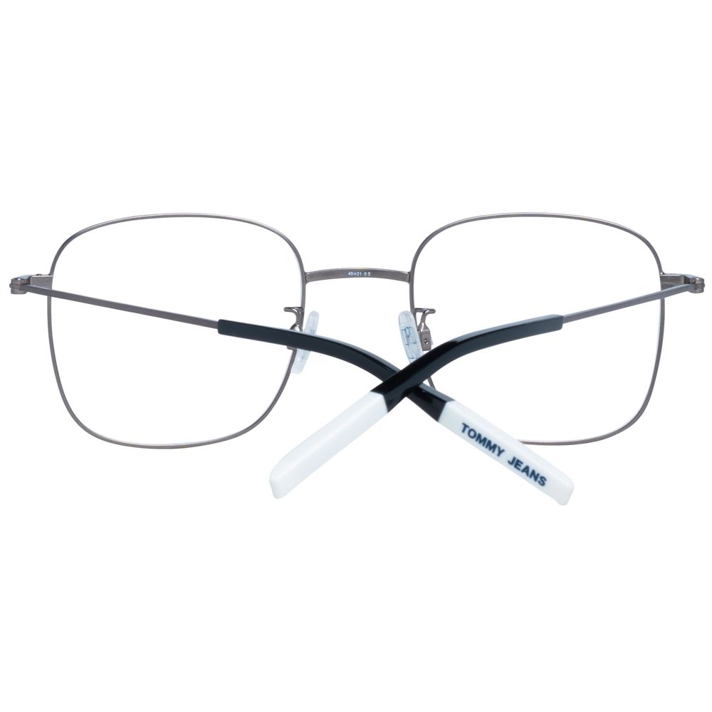 Unisex gray optical frames by Tommy Hilfiger with 49mm wide plastic lenses
