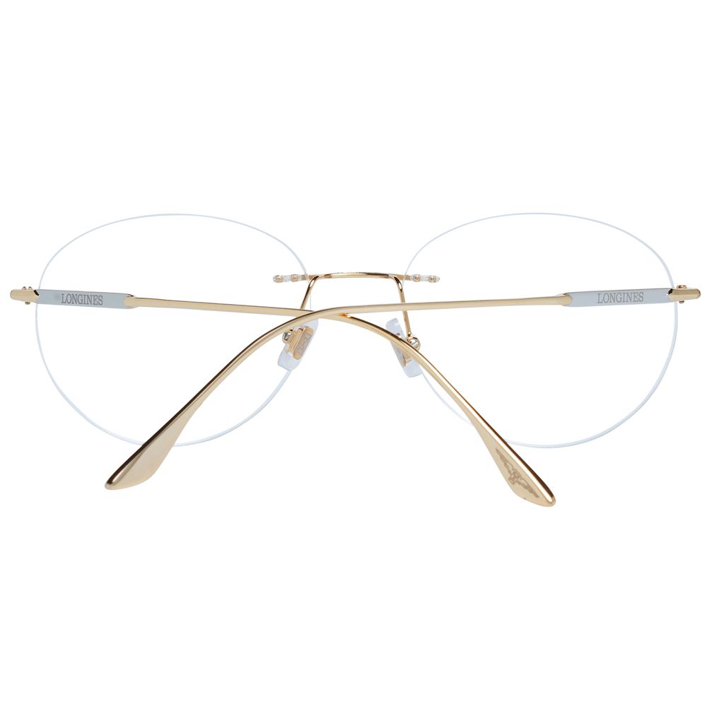 High-quality Longines Gold Men Optical Frames with rimless design
