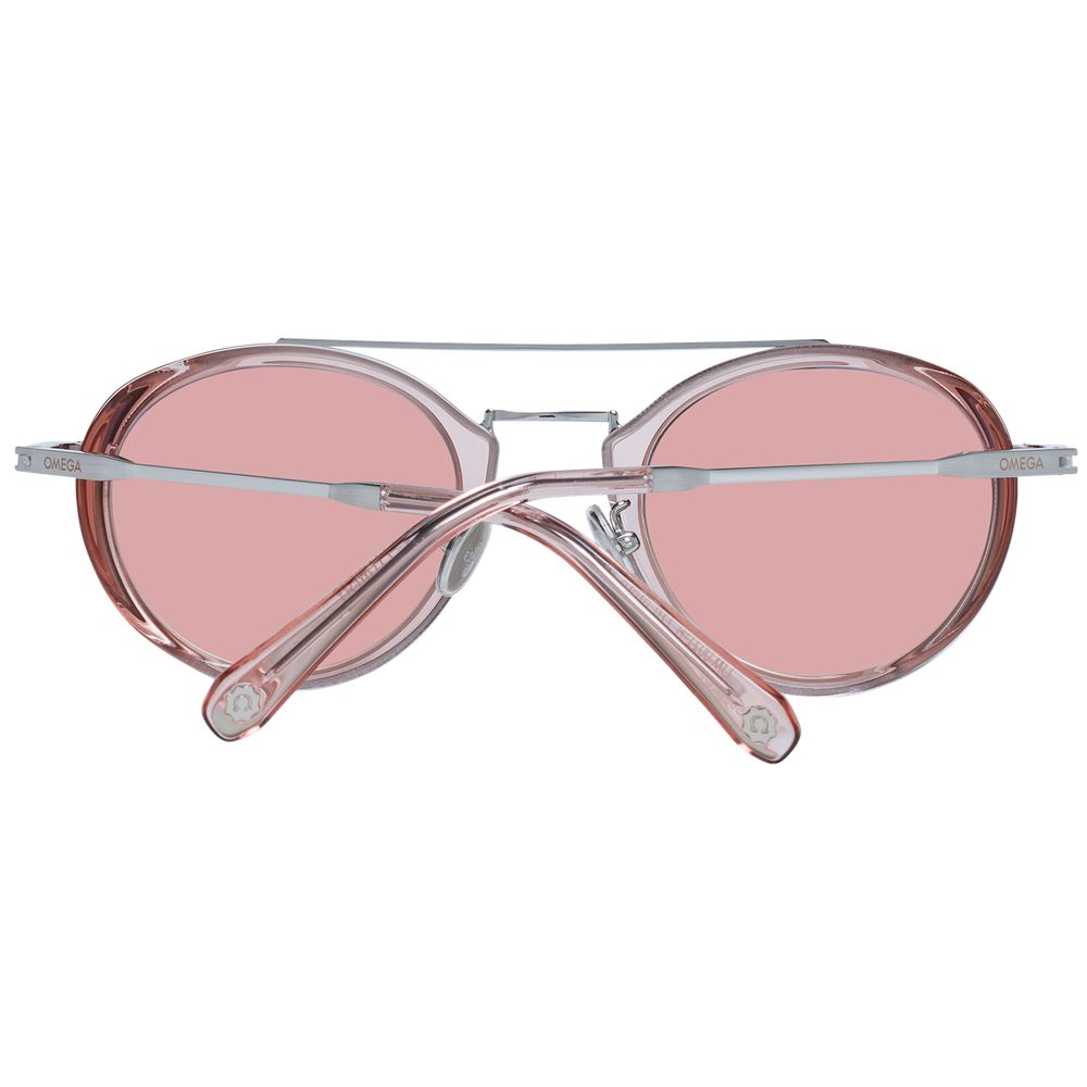 Rose metal aviator sunglasses with burgundy mirrored lenses for men
