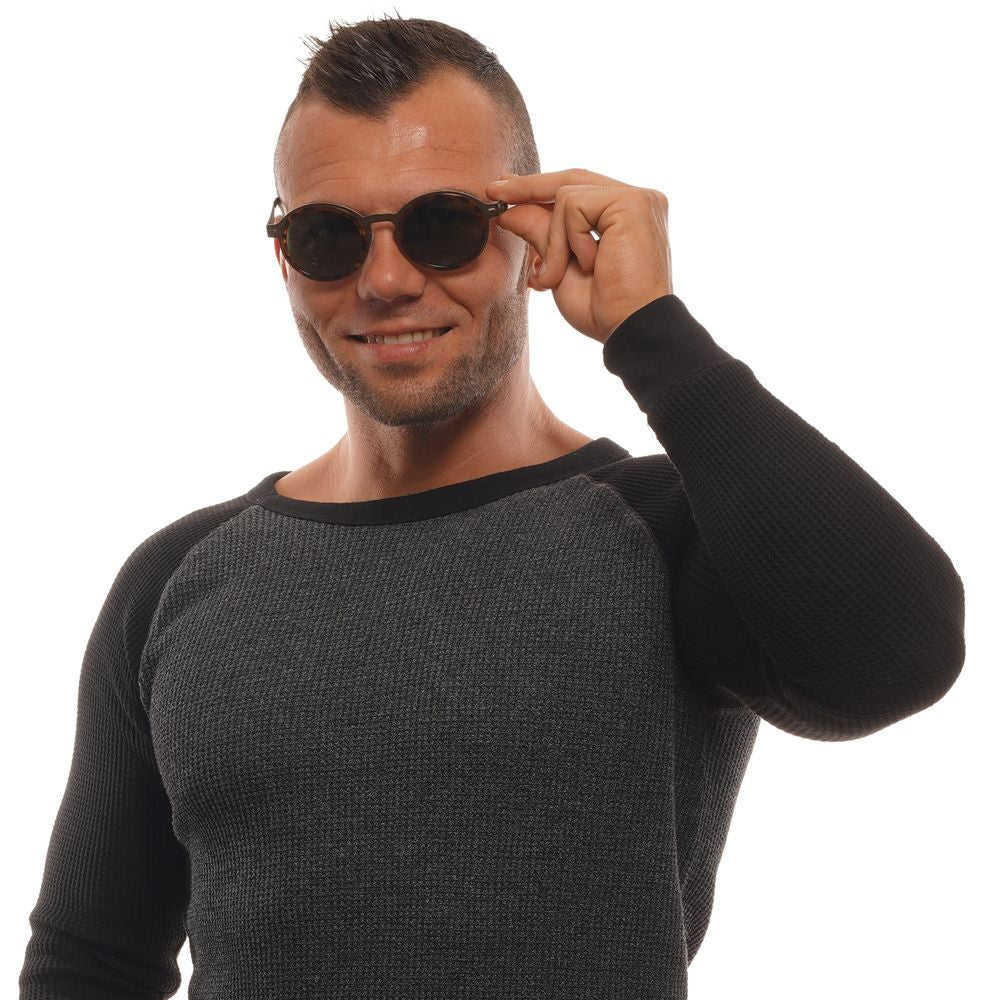 Full-Rim Bronze Sunglasses with 49mm width and 145mm temples