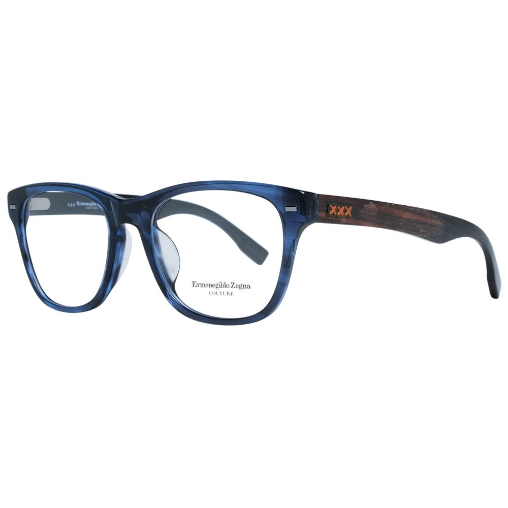 Ermenegildo Zegna Blue Men Optical Frames with 55-19-150 size