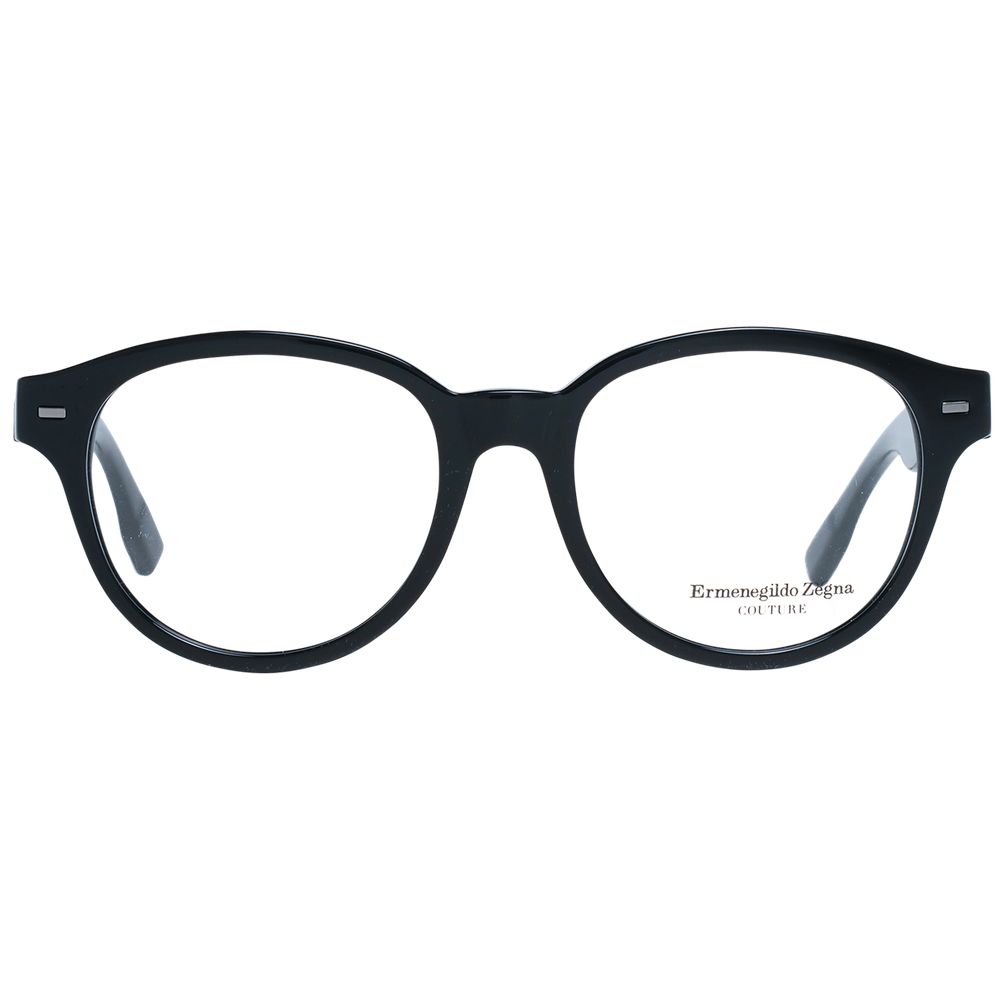 Black demo glasses with 51mm width, 42mm height, and 18mm bridge width