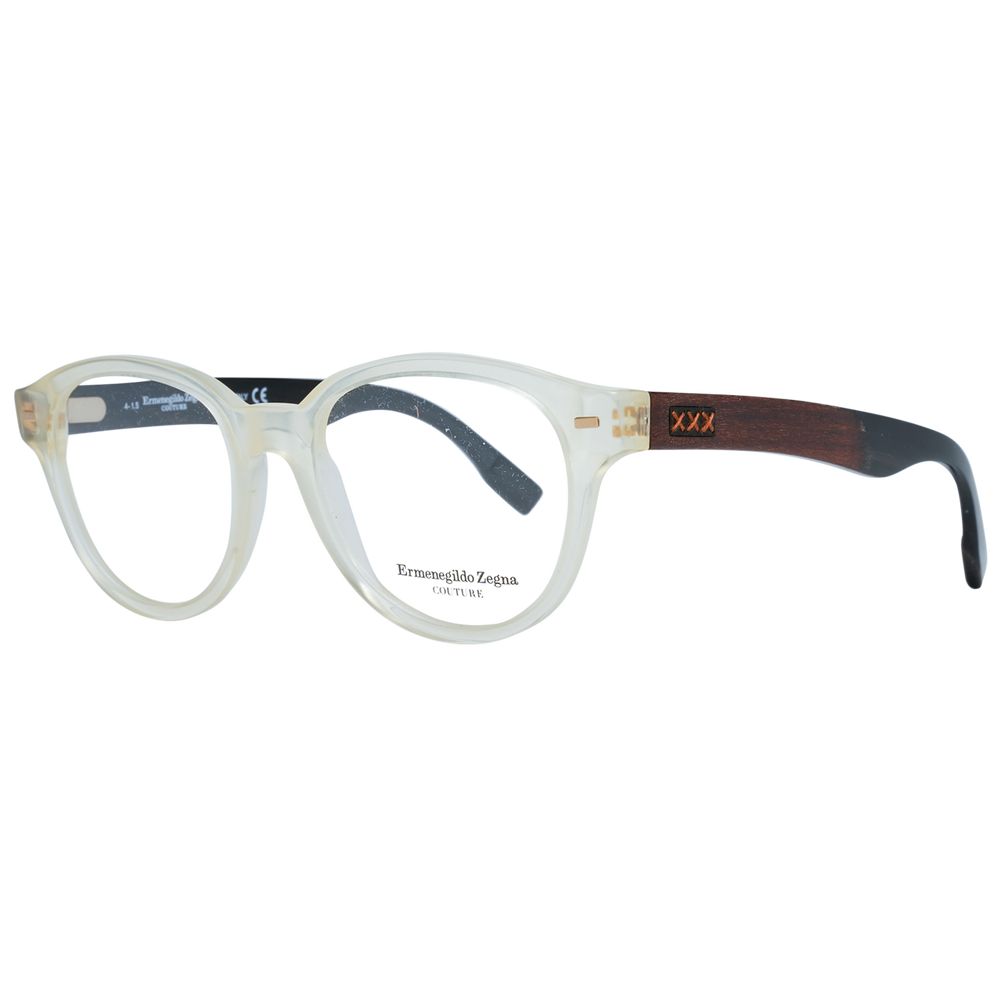 Ermenegildo Zegna Transparent Men Optical Frames, front view
