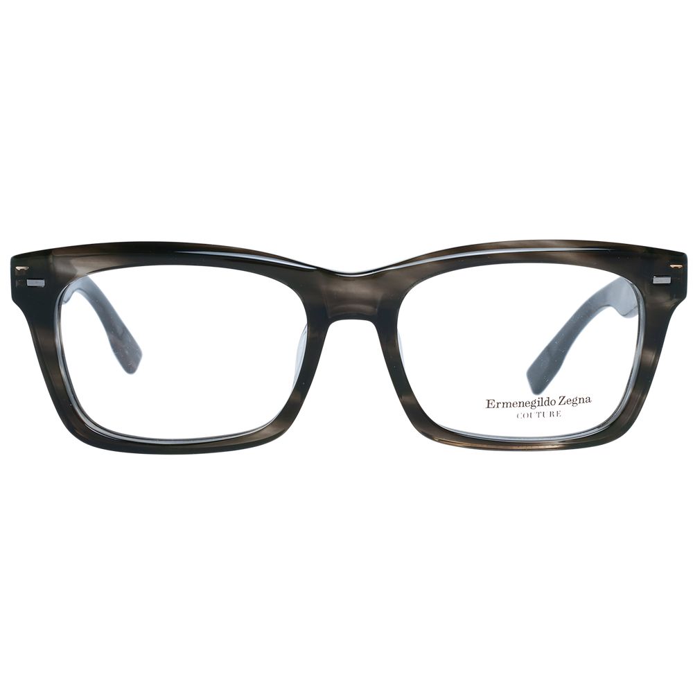 Men's gray optical frames with acetate and wood construction