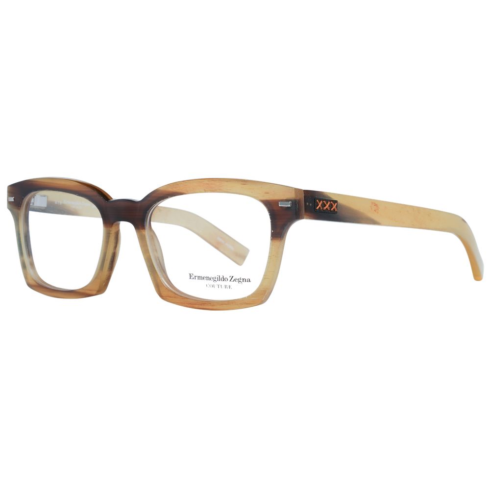 Multicolor horn frame trapezium optical glasses for men