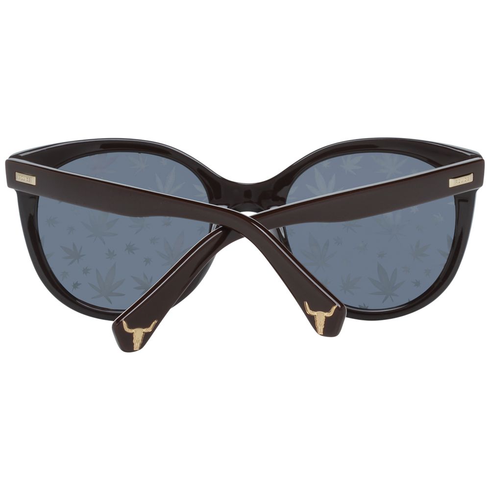 Fashionable Brown Women Sunglasses with 22mm Bridge Width and 140mm Temples Length