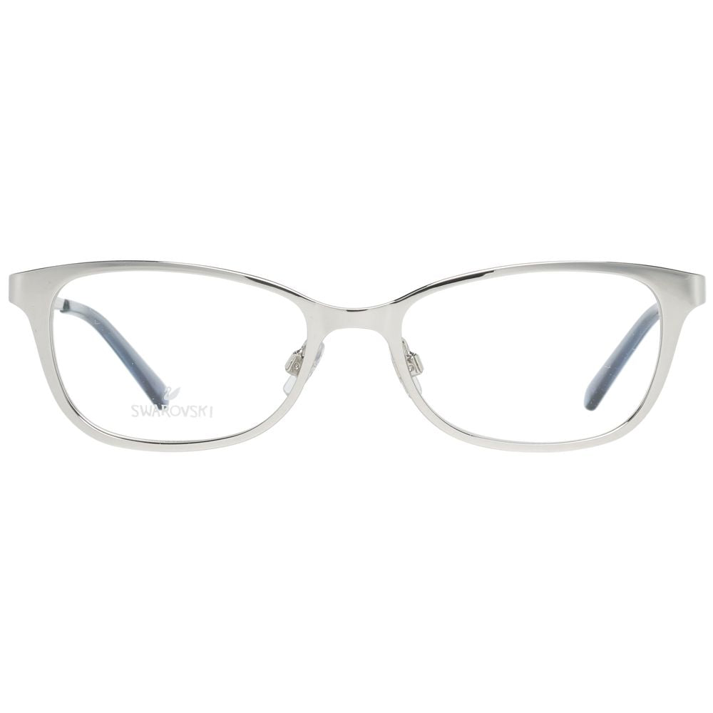 Women's Swarovski Optical Frames with Silver Metal Frame and Full-Rim Style
