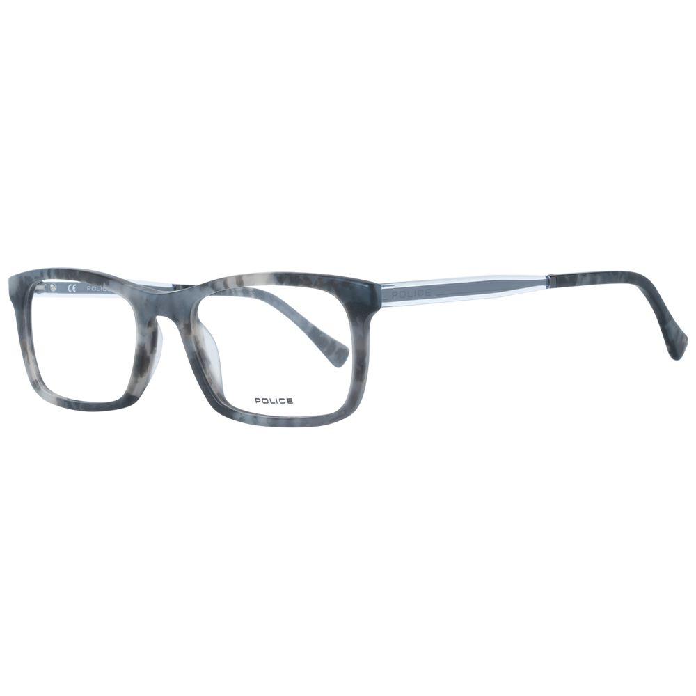 Police Gray Men Optical Frames in Plastic Material