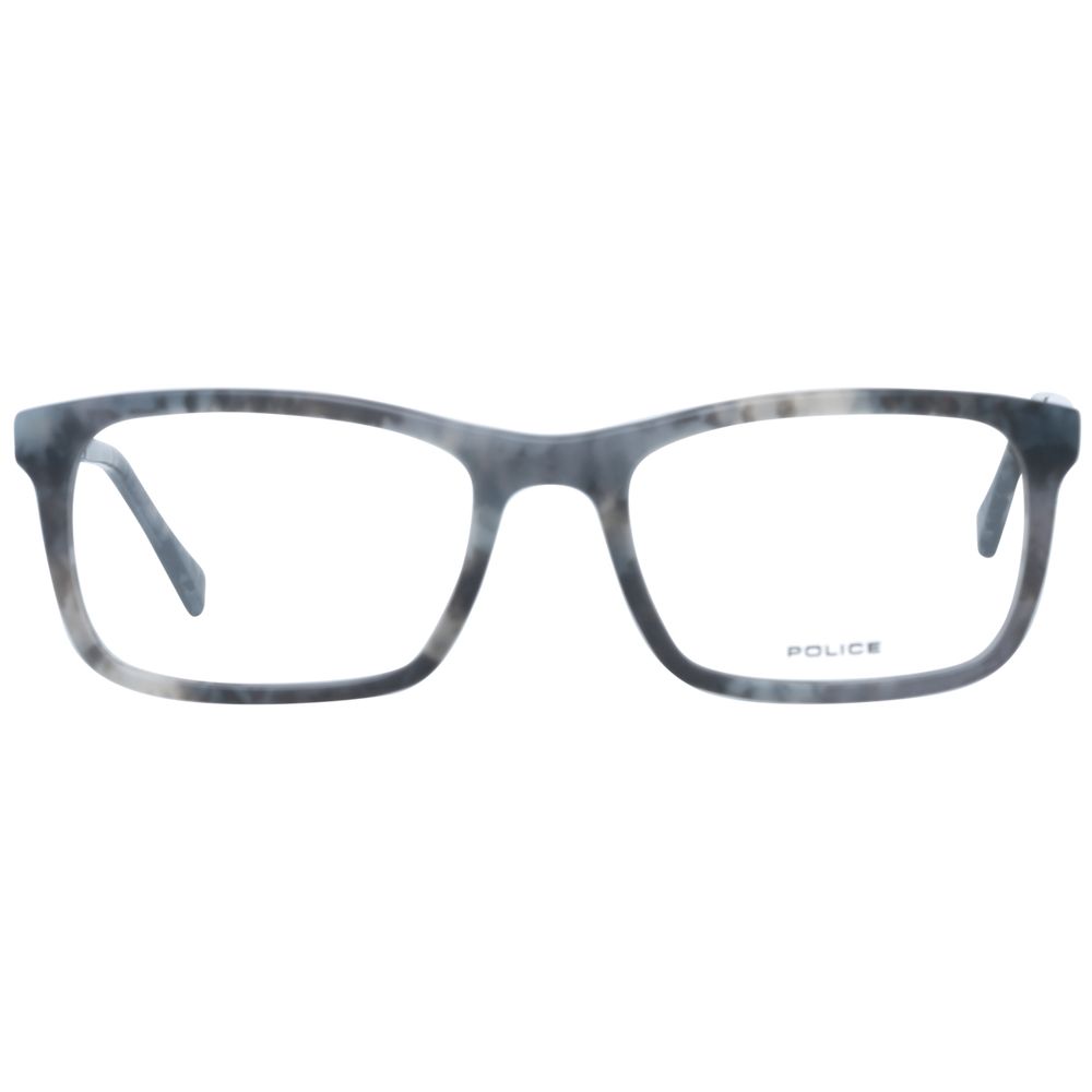 Rectangle style Grey frames with demo plastic lenses