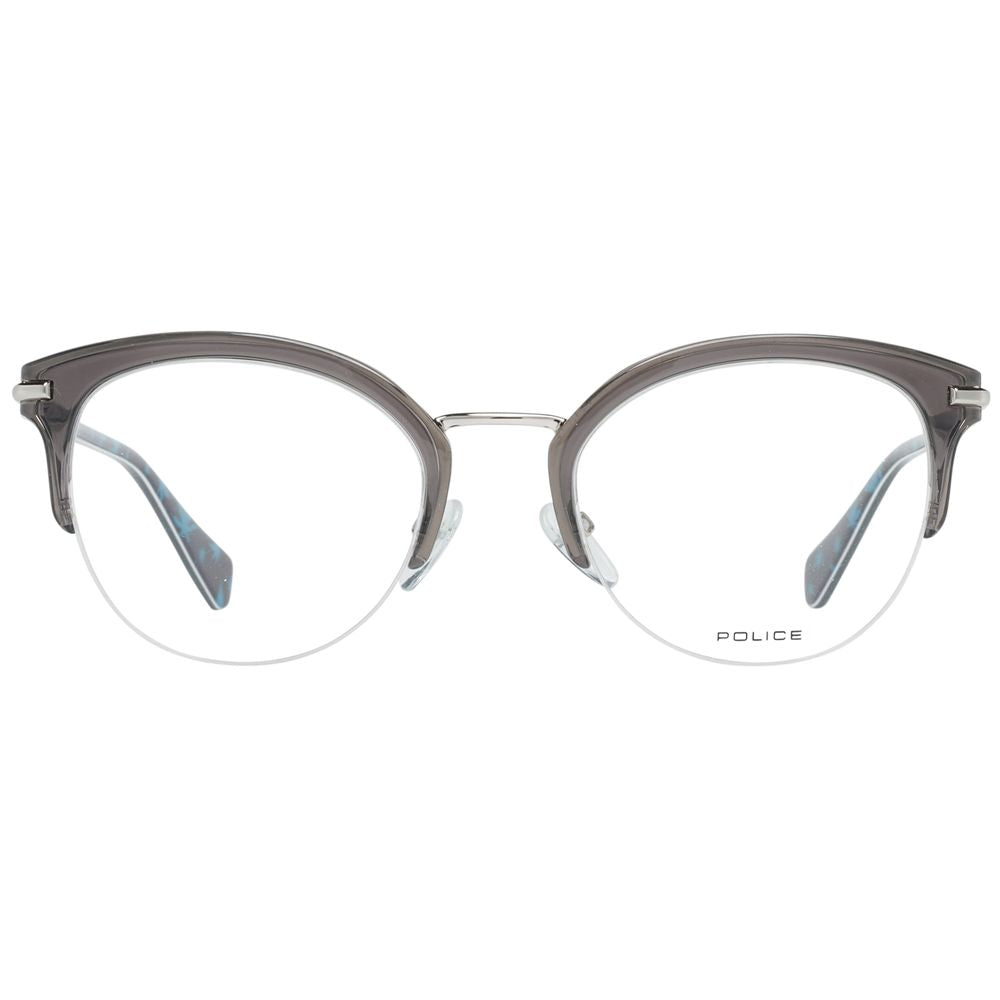 Grey women's optical frames with 50-20-140 size and 50mm lenses width