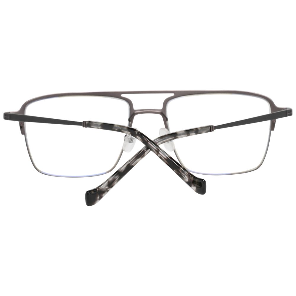Black Men's Optical Frames with 18mm Bridge Width, 145mm Temples Length
