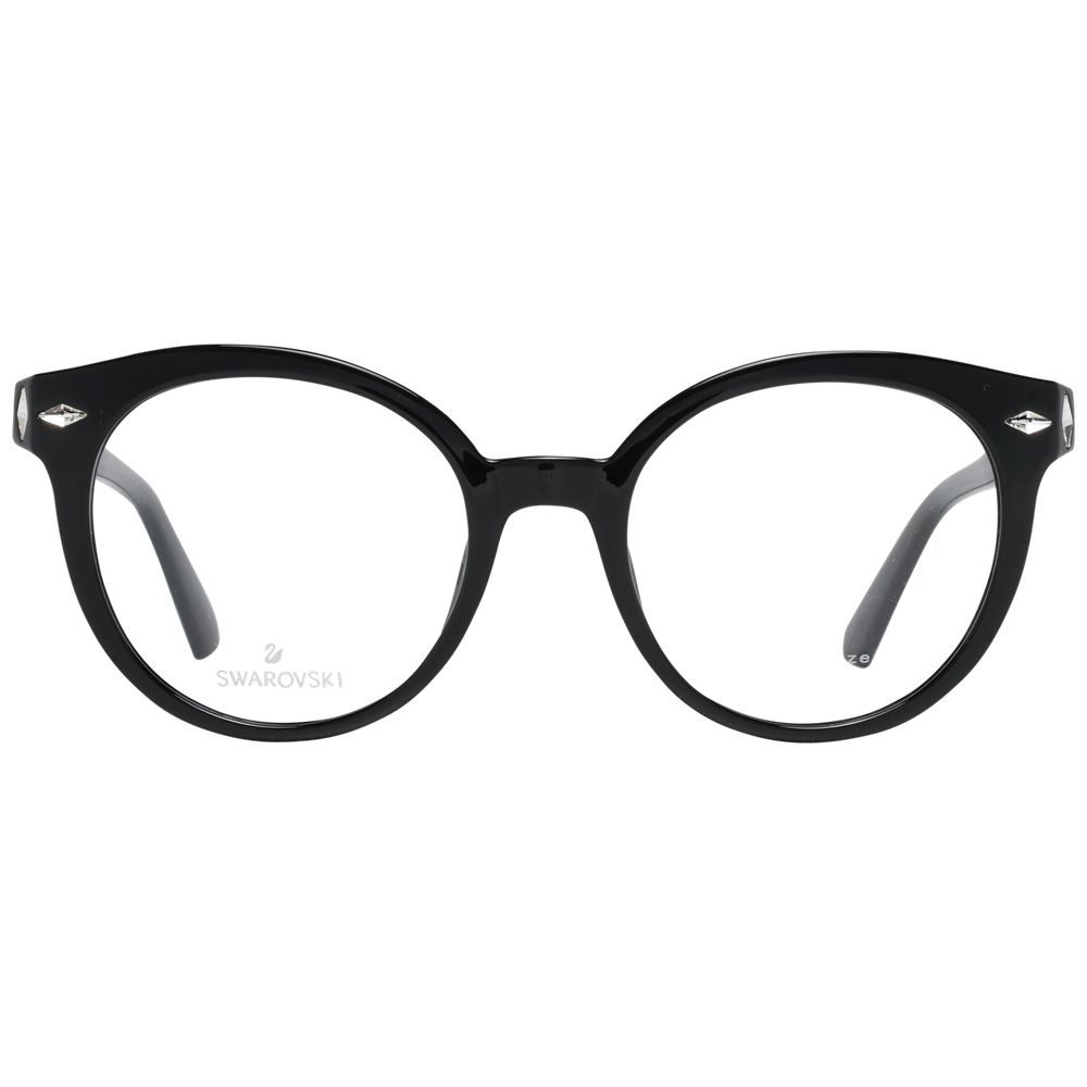 Swarovski Black Women Optical Frames with spring hinge, size 50-19-140