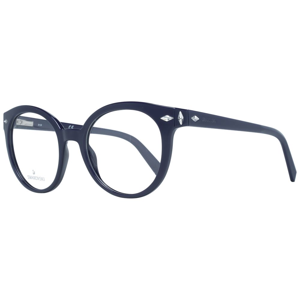 Swarovski Purple Women Optical Frames with Plastic Frame Material and Full-Rim Design