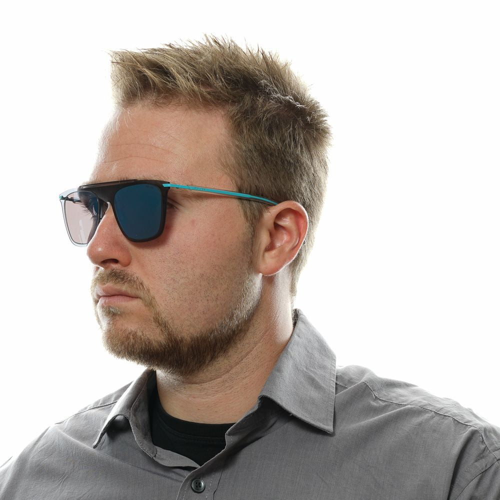 Police Gray Sunglasses for Men with 52mm Lenses and Branded Case Included