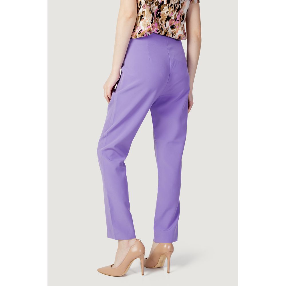 Only Purple Polyester Pant